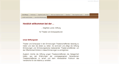 Desktop Screenshot of lowitz-stiftung.de
