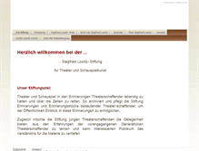 Tablet Screenshot of lowitz-stiftung.de